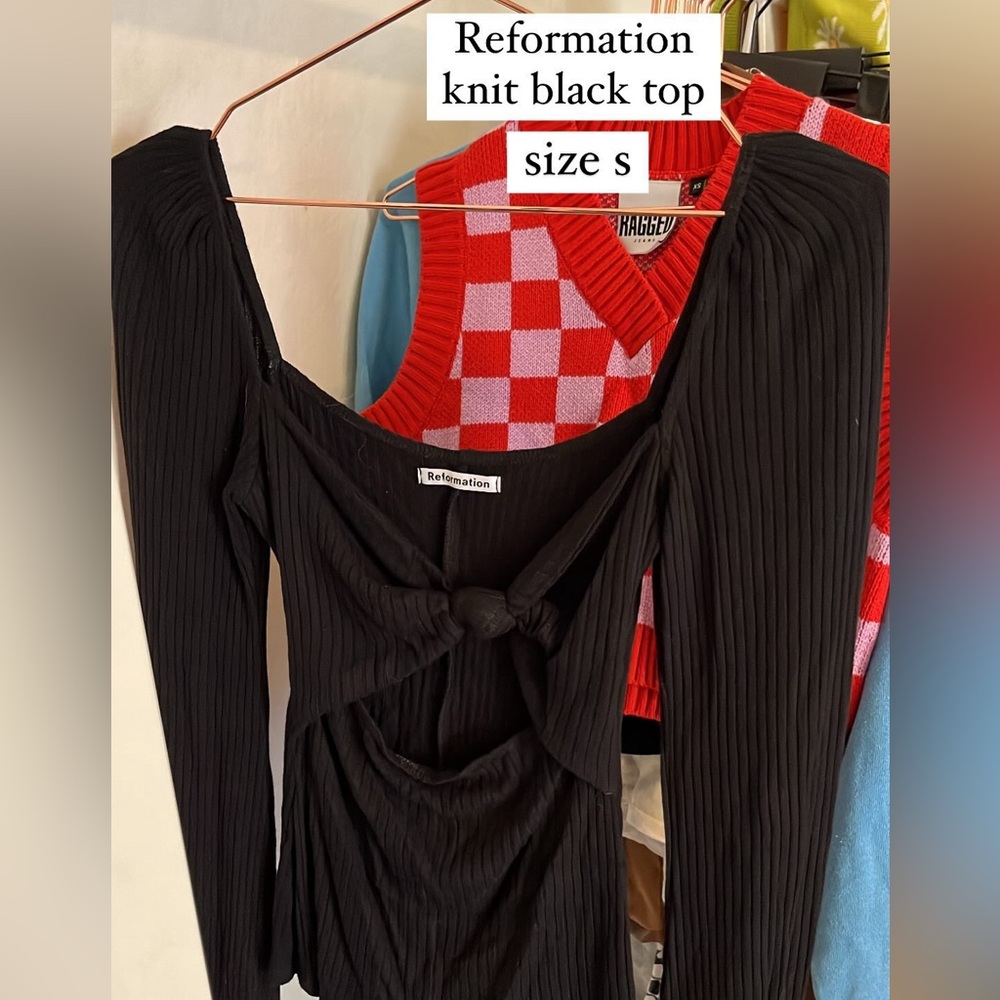 Reformation Knit long sleeve top